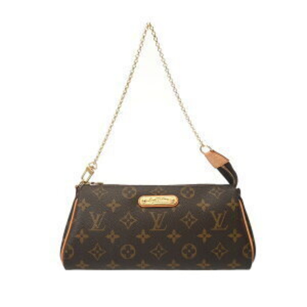 Louis Vuitton Monogram Eva Brown Canvas Shoulder Bag
